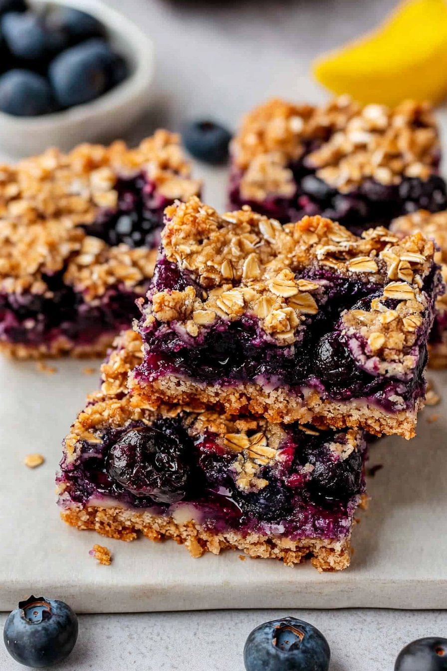 Blueberry Oatmeal Bars