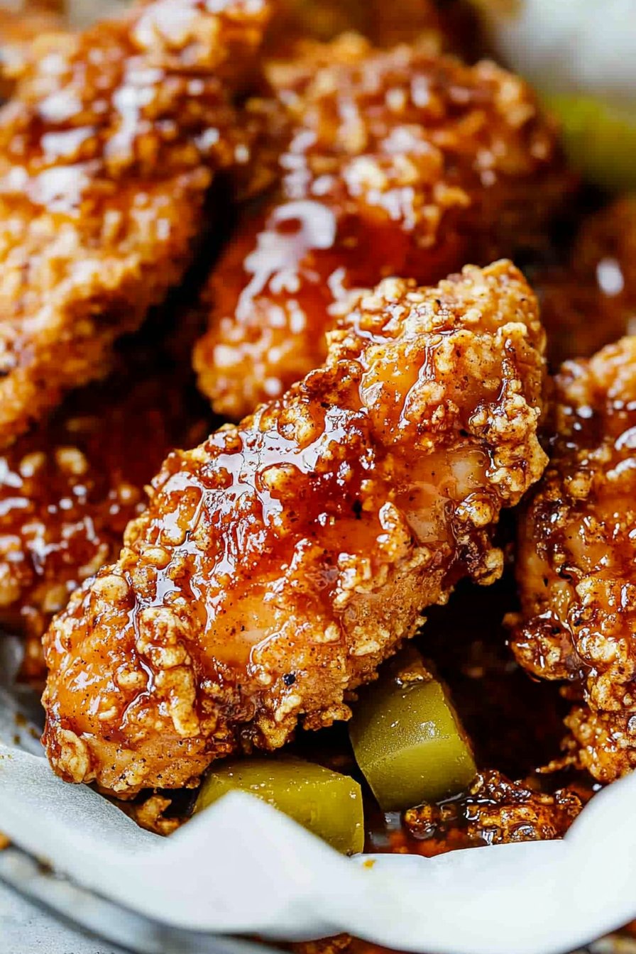 Baked Hot Honey Chicken Tenders