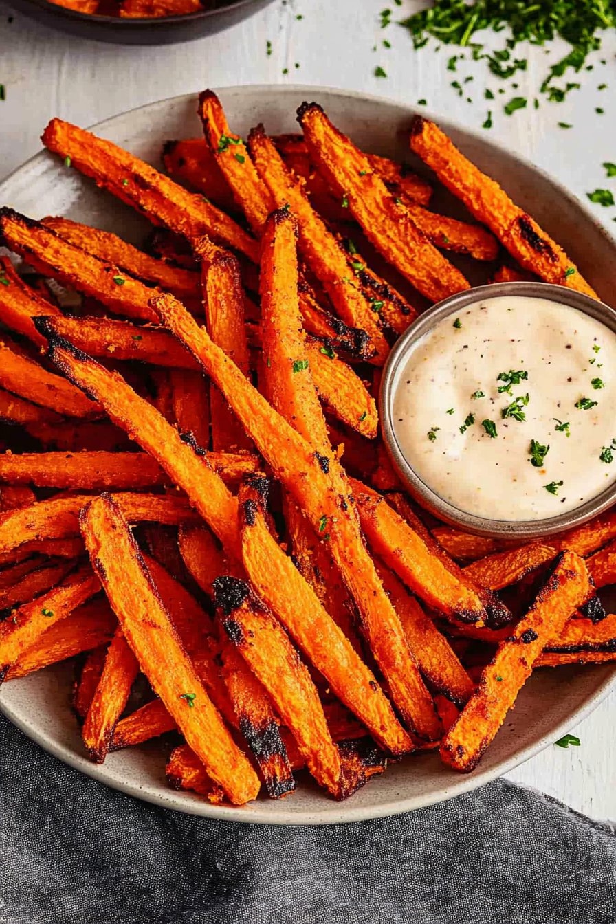 Crispy Carrot Fries Recipe (Baked or Air Fried)