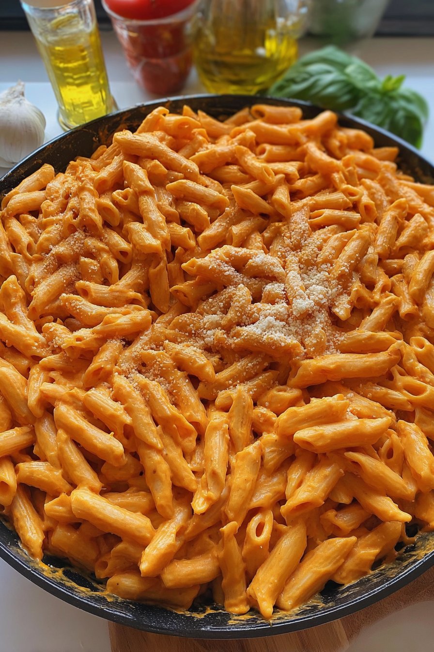 Cheesy Orange Pasta