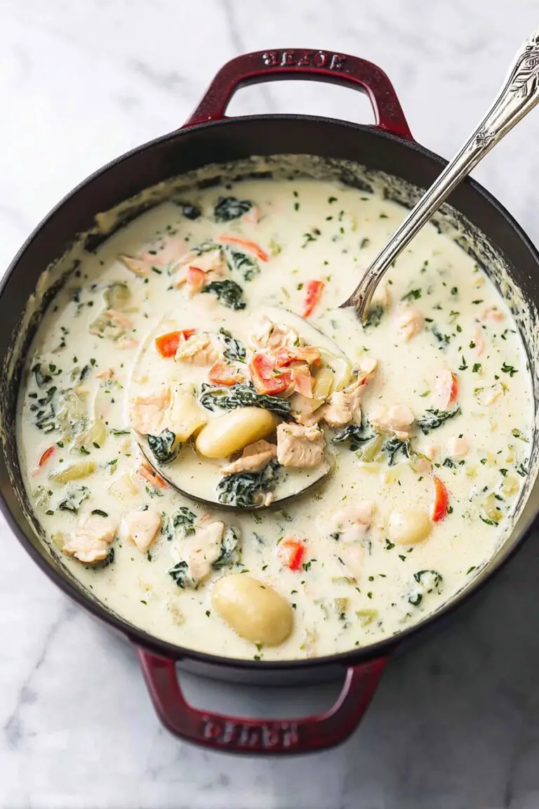 Olive Garden Chicken Gnocchi Soup