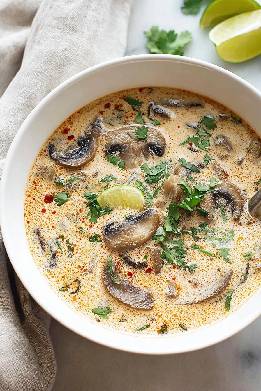 Thai Coconut Soup with Mushrooms