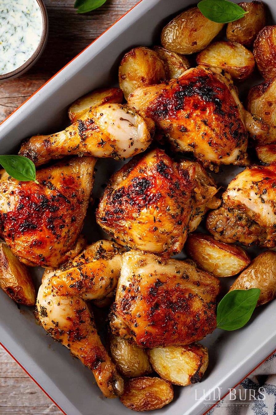 Juicy Baked Chicken Pieces