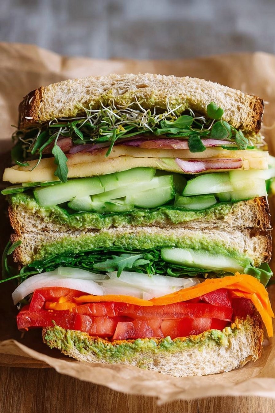Ultimate Veggie Sandwich