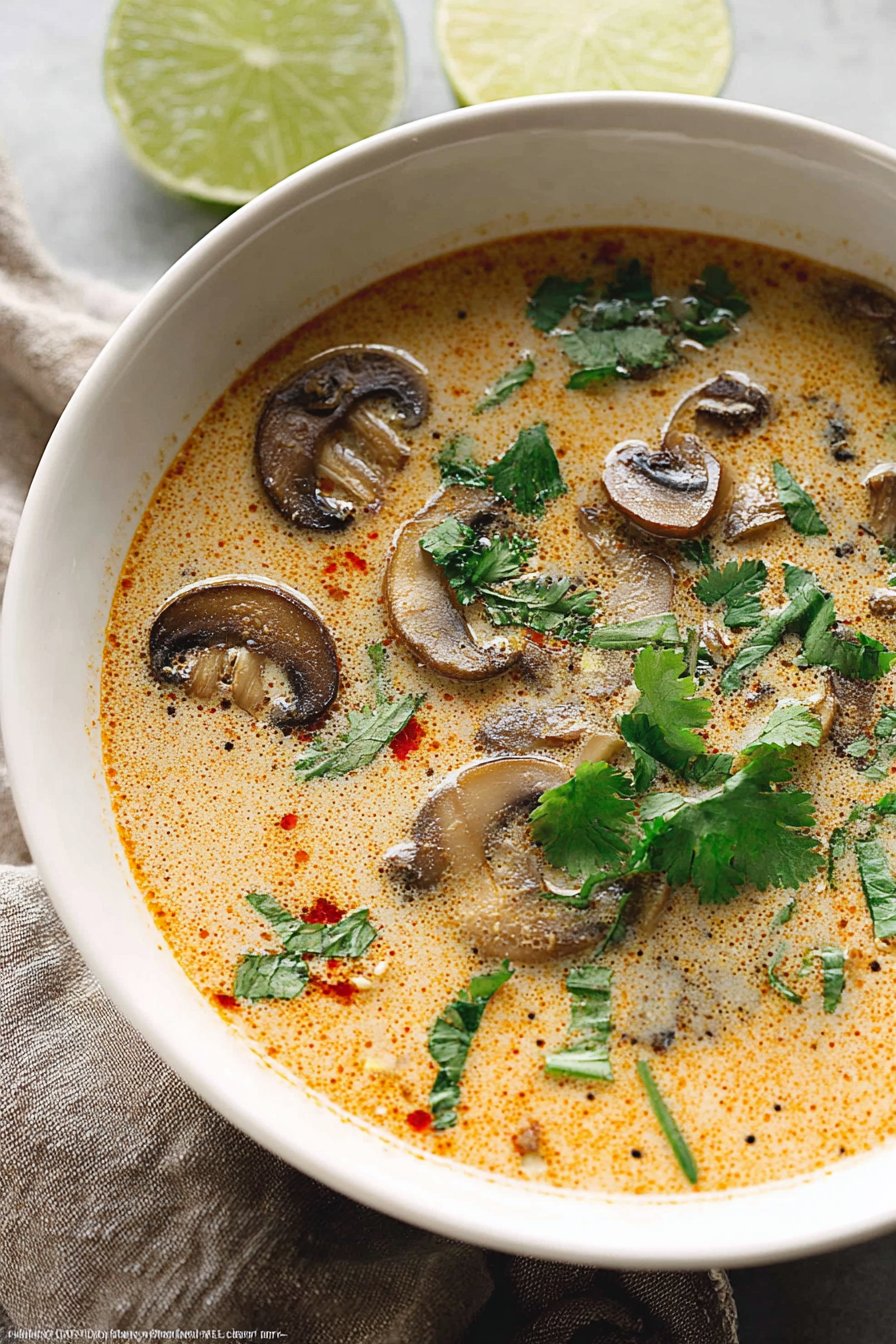 Thai Coconut Soup with Mushrooms