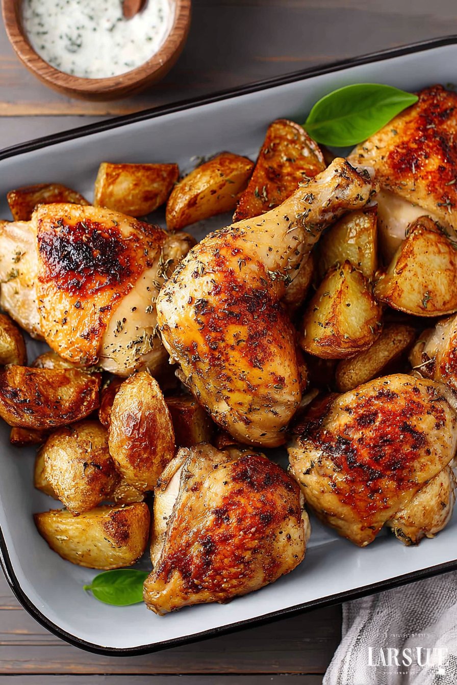 Juicy Baked Chicken Pieces