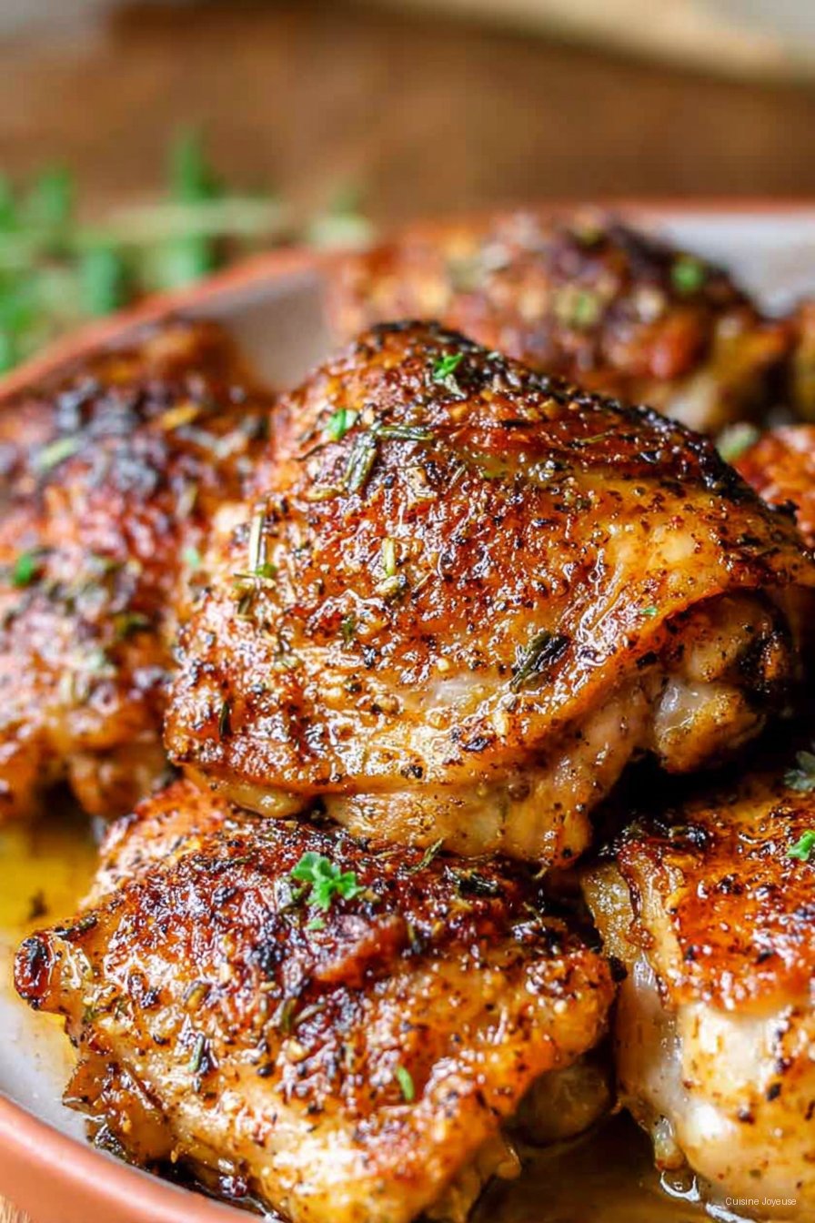 Baked Chicken Thighs