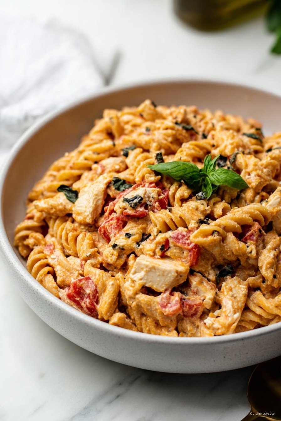 Baked Feta Chicken Pasta