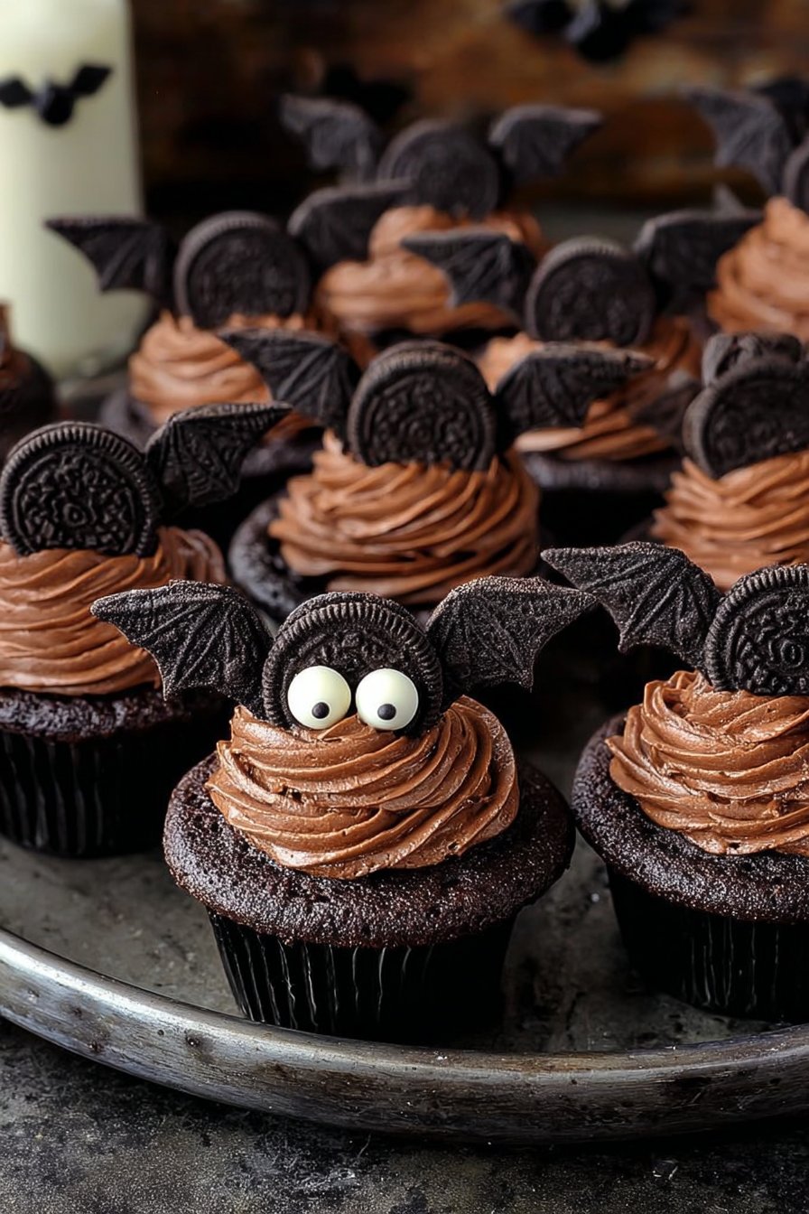 Bat Cupcakes