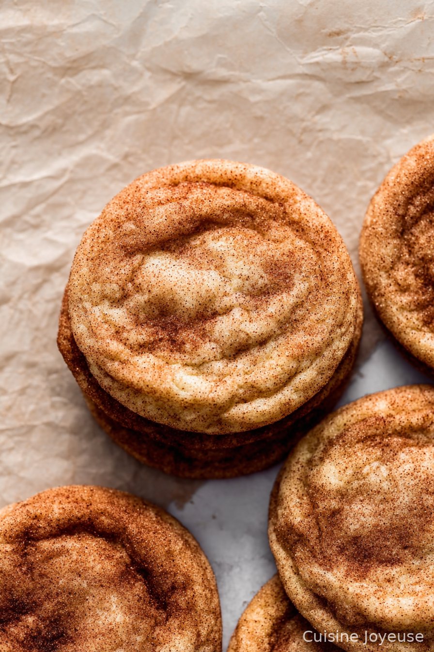Brown Butter Snickerdoodle Cookies