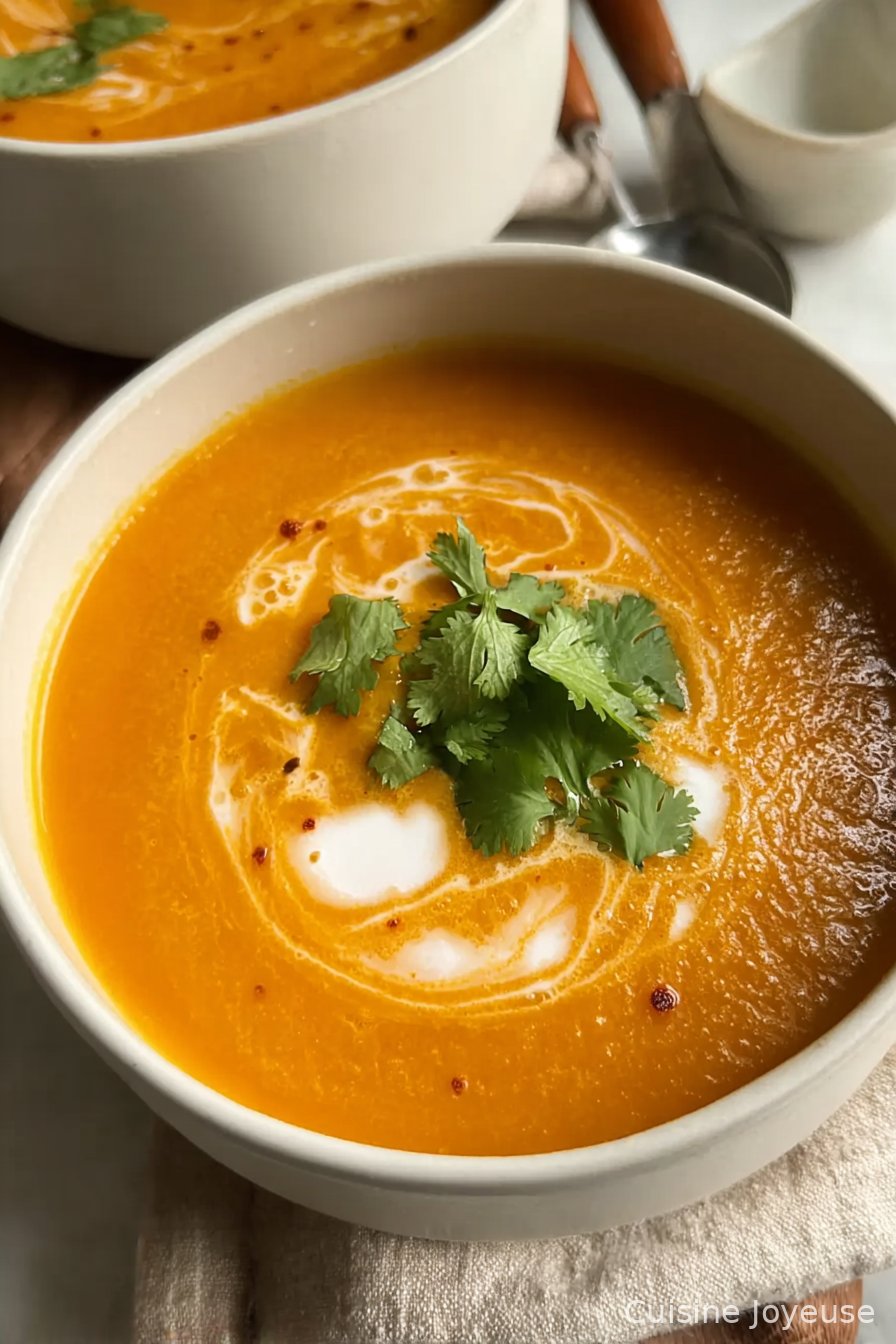 Butternut Squash and Carrot Soup