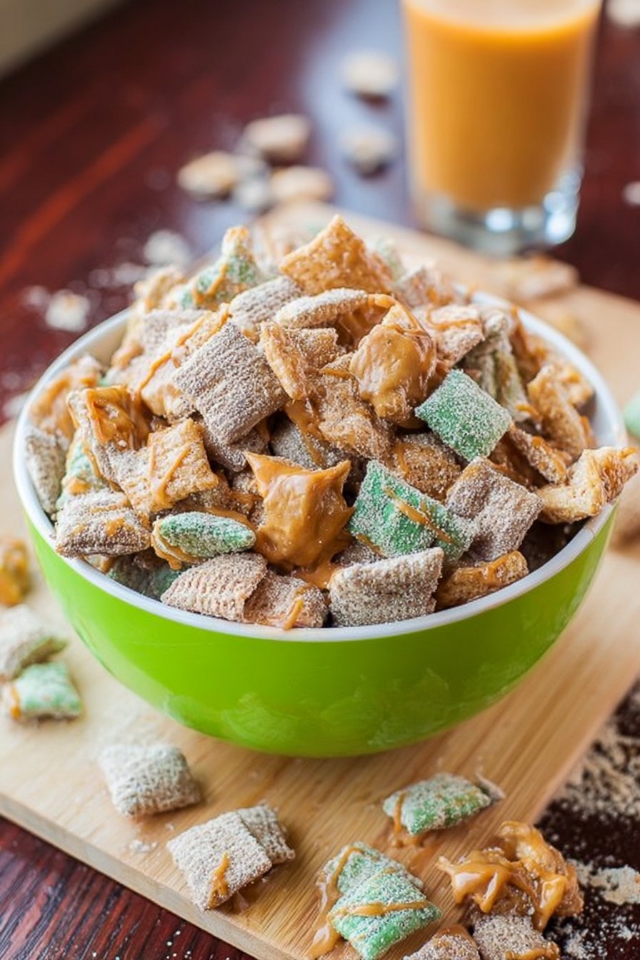Caramel Apple Puppy Chow