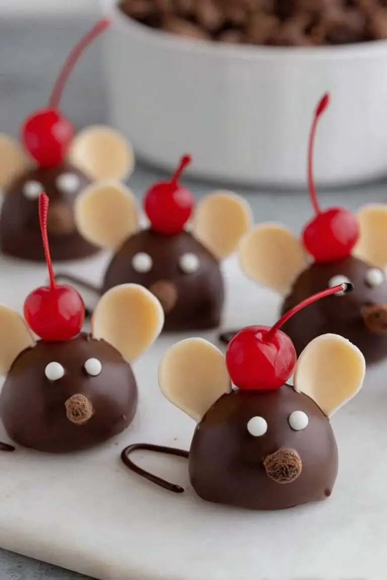 Chocolate Cherry Mice