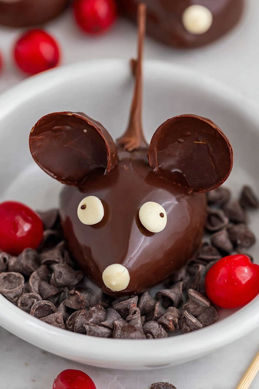 Chocolate Cherry Mice