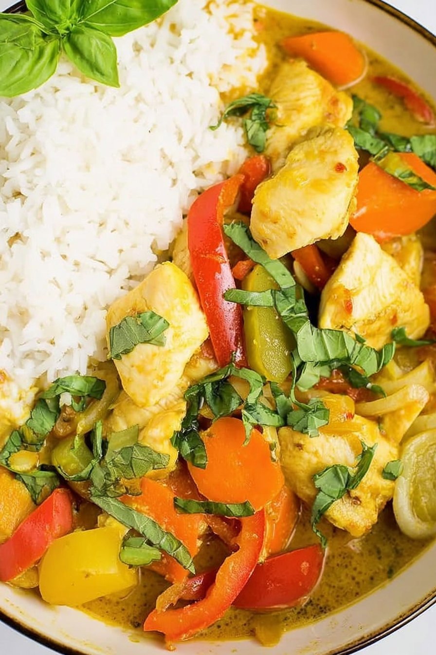 Coconut Fish Curry with Veggies