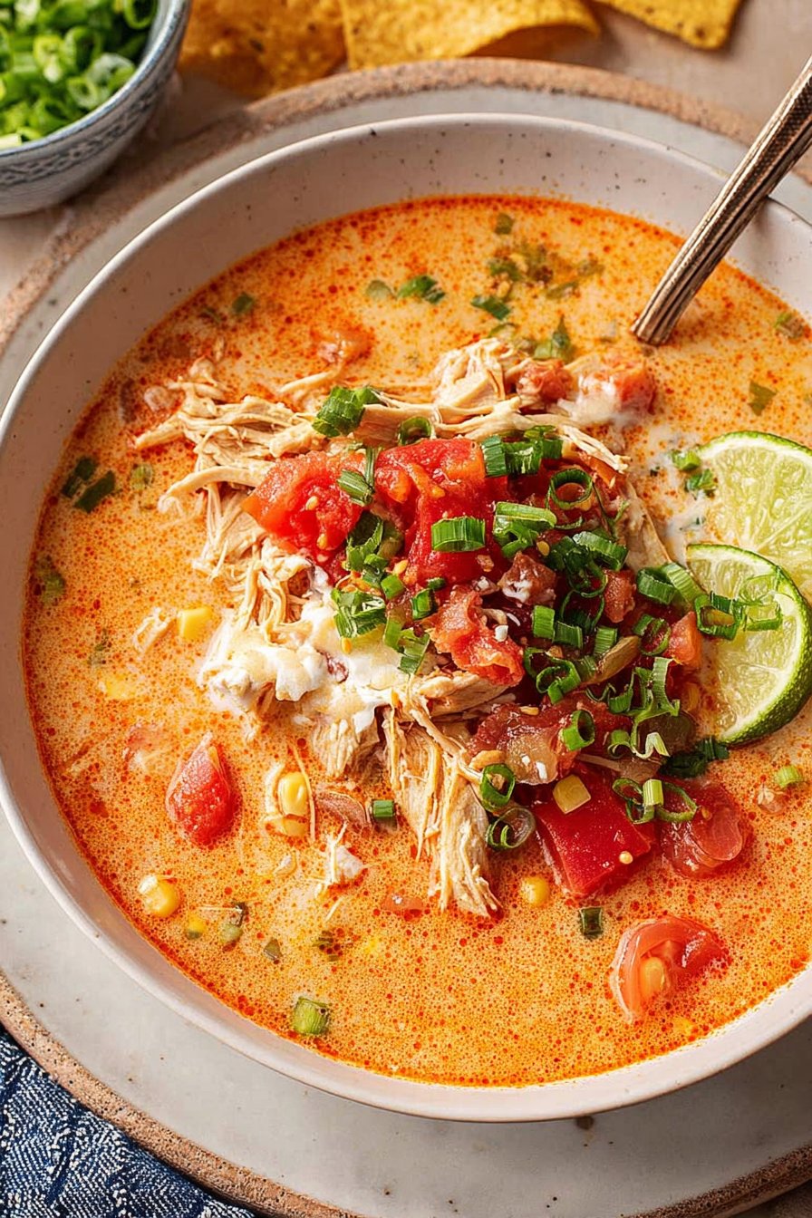 Creamy Chicken Taco Soup