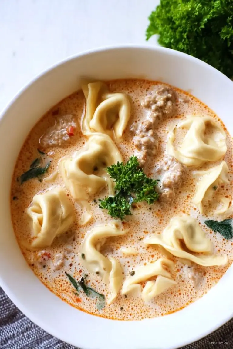 Creamy Tortellini Soup