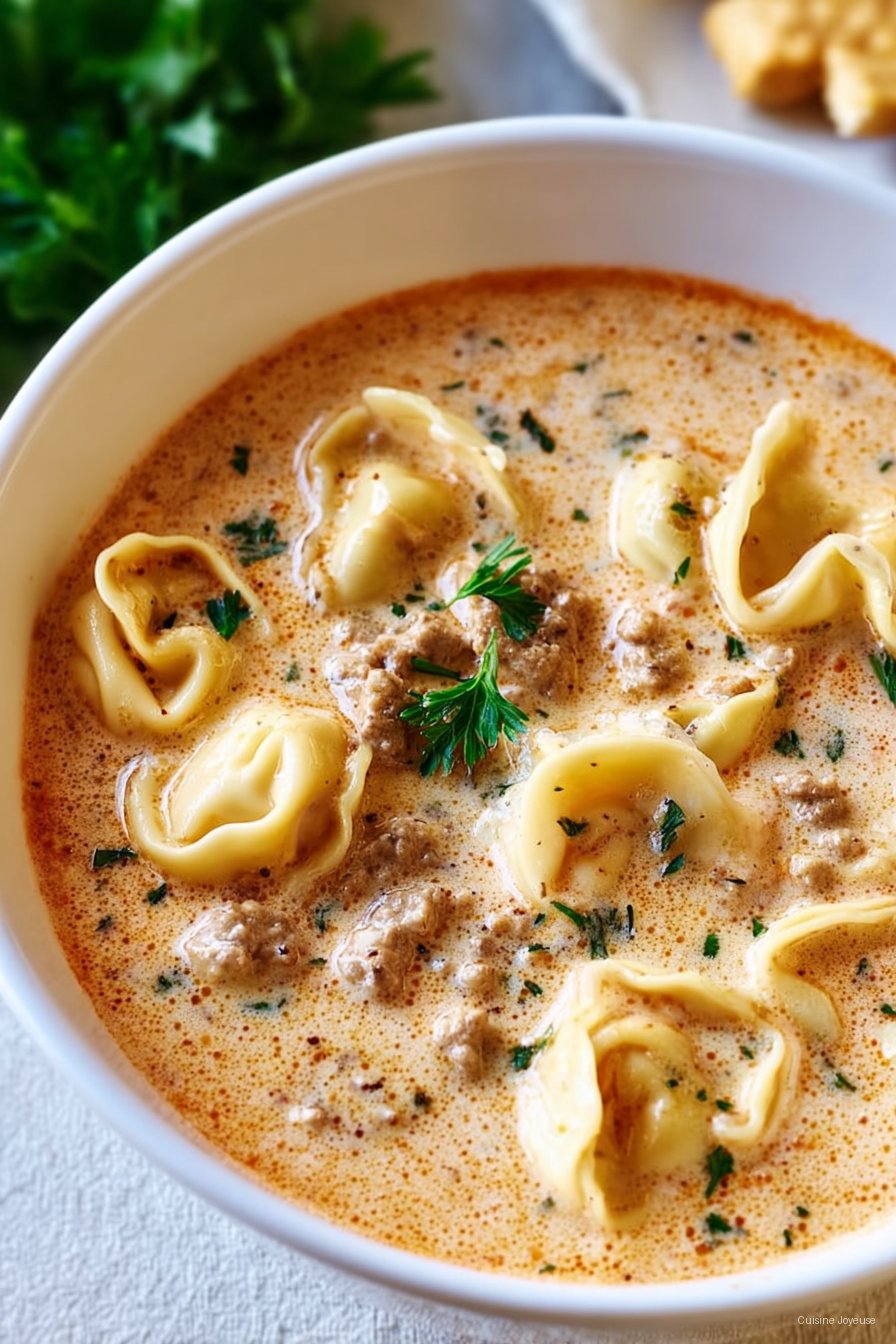 Creamy Tortellini Soup