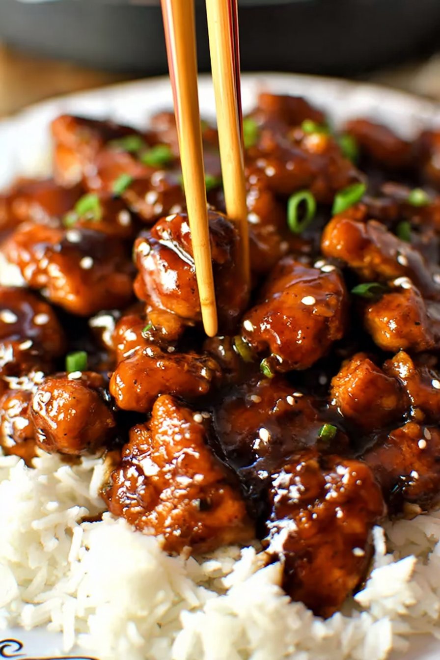 Easy Bourbon Chicken
