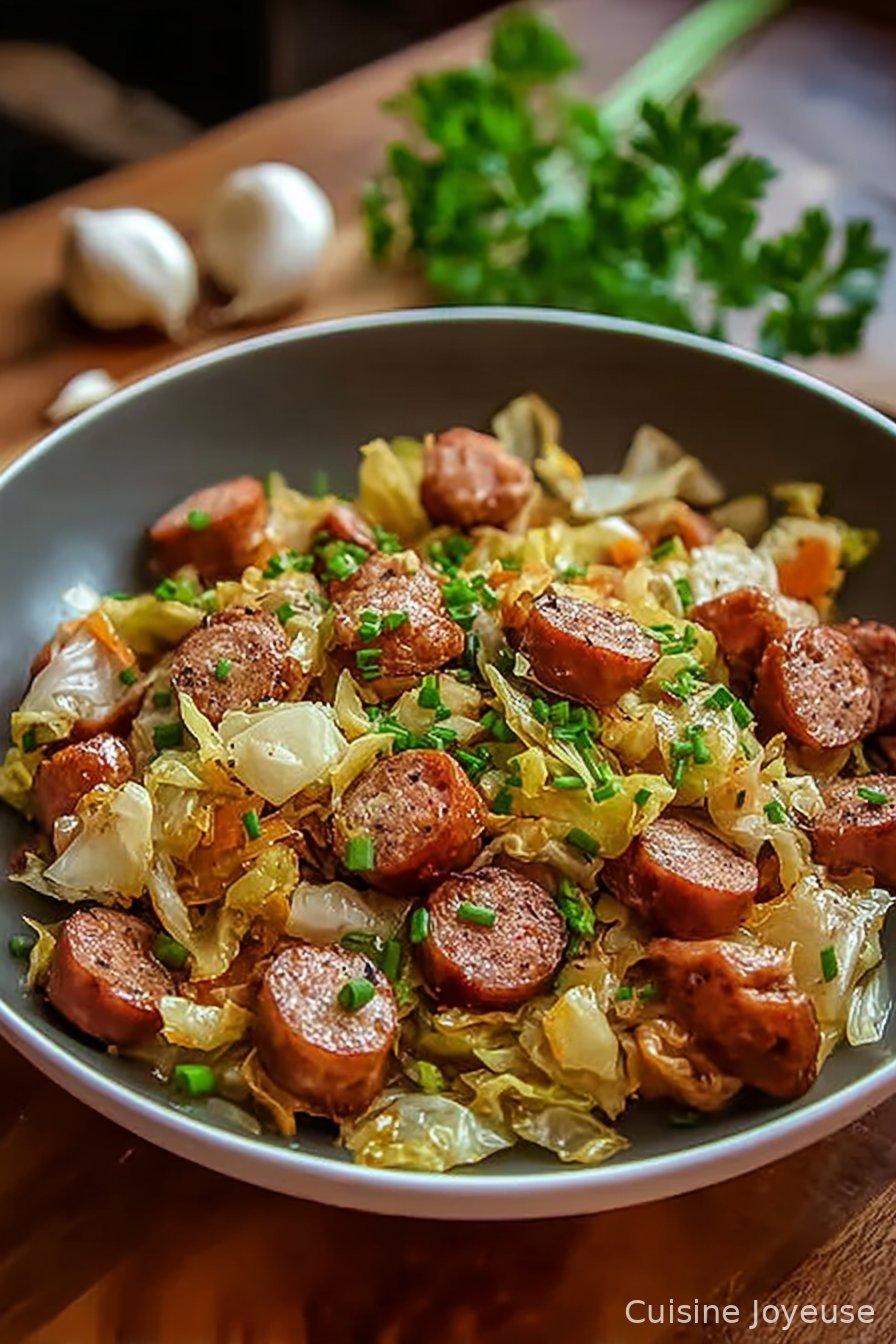 Easy Sausage and Cabbage Stir Fry