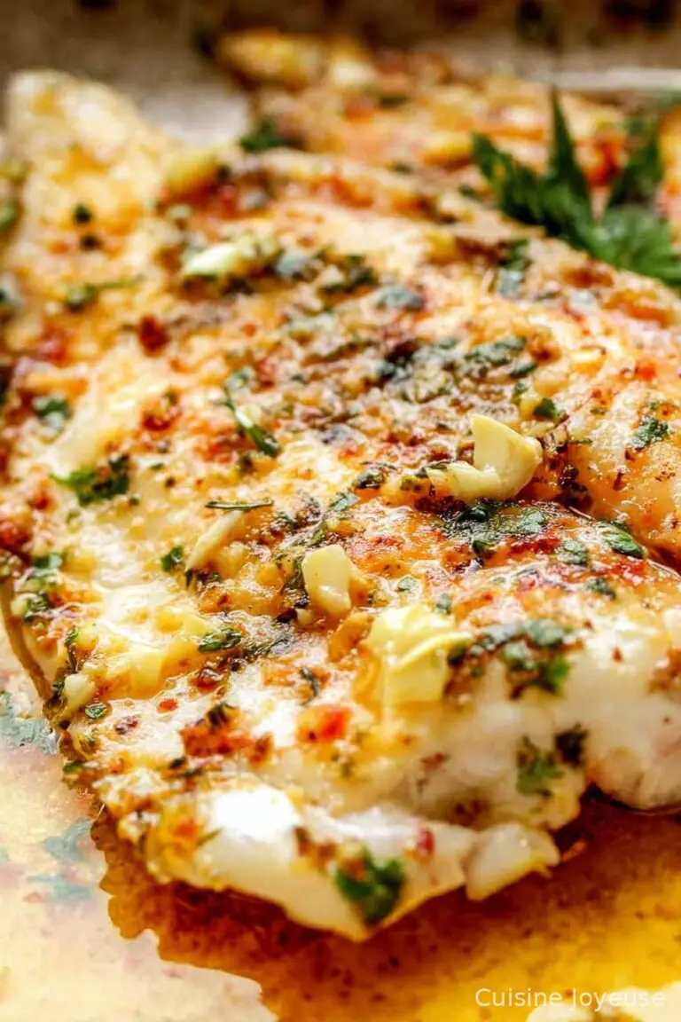 Garlic Butter Oven Baked Tilapia