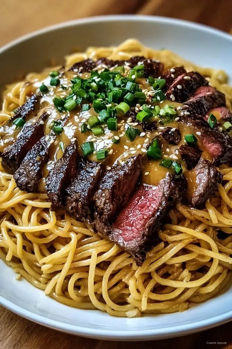 Garlic Butter Steak Lightning Noodles