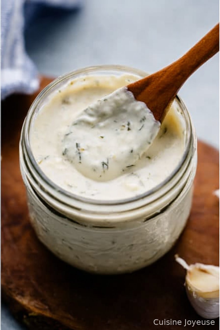 Garlic Parmesan Sauce