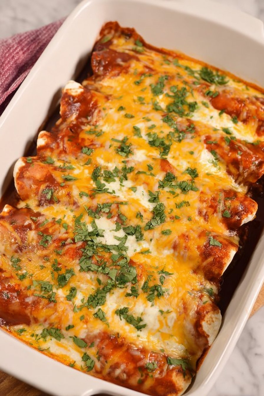 Ground Beef Enchiladas