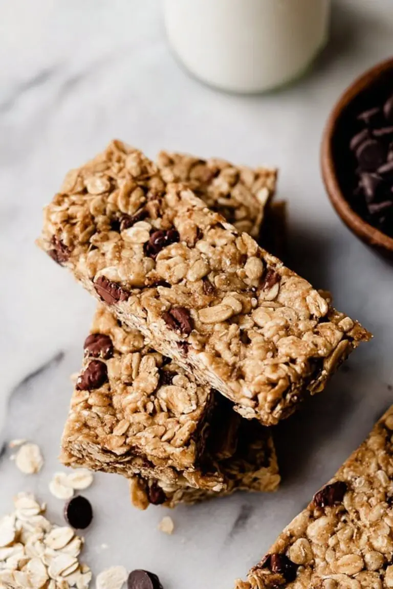 Homemade Peanut Butter Granola Bars