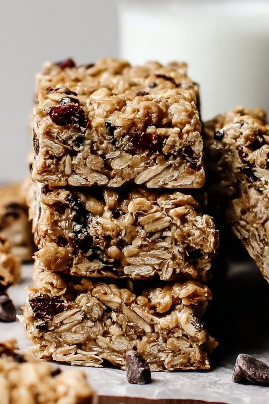 Homemade Peanut Butter Granola Bars