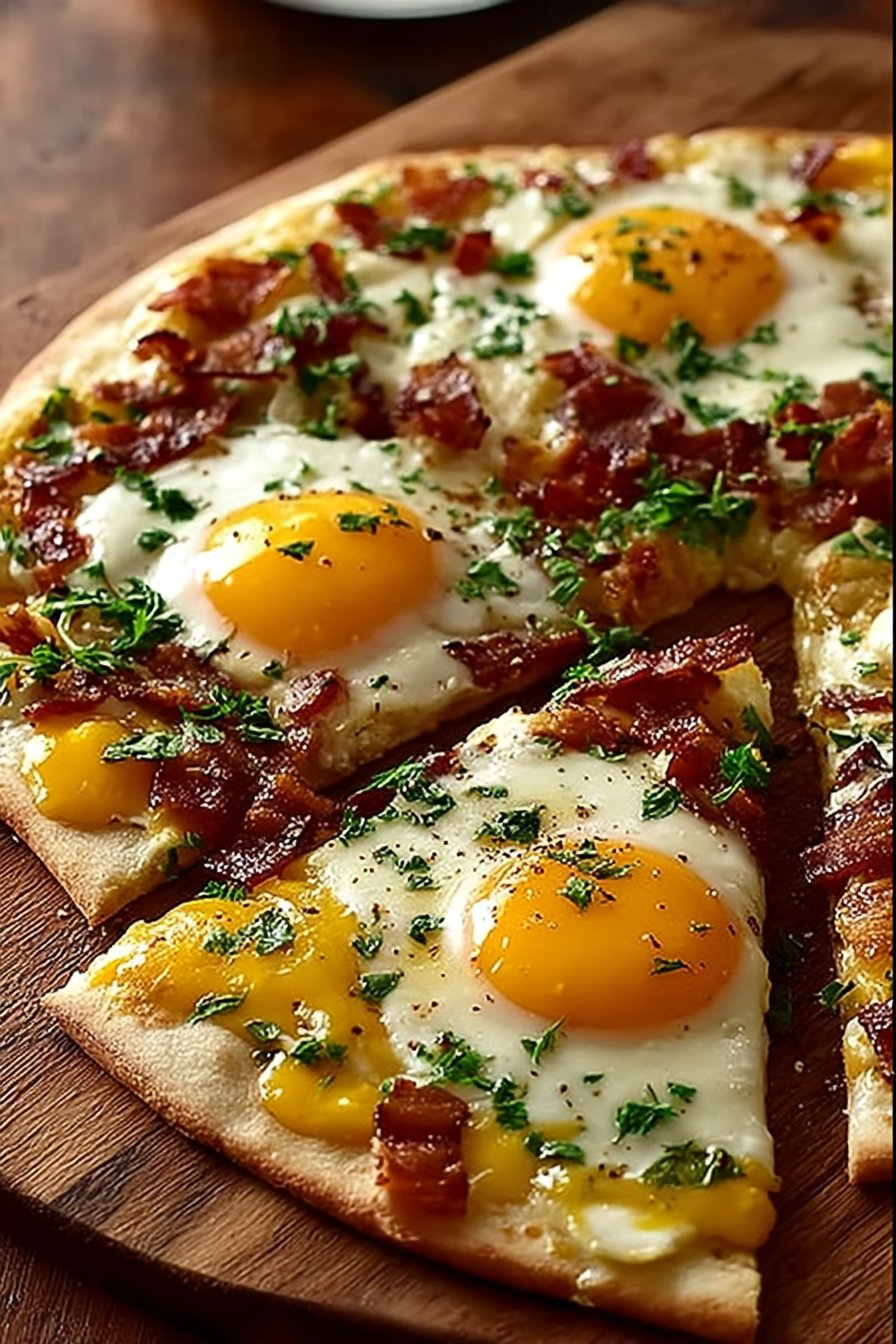 Irresistible Breakfast Pizza: A Perfect Brunch Delight
