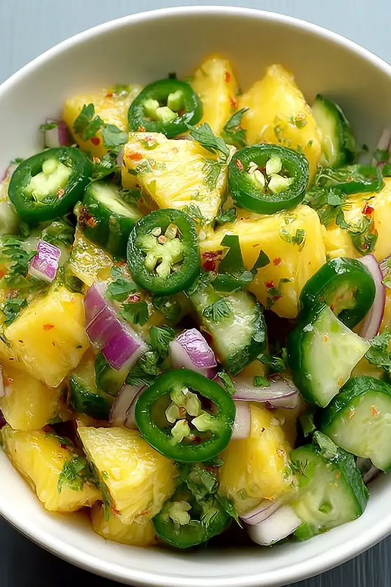 Pineapple Cucumber Salad