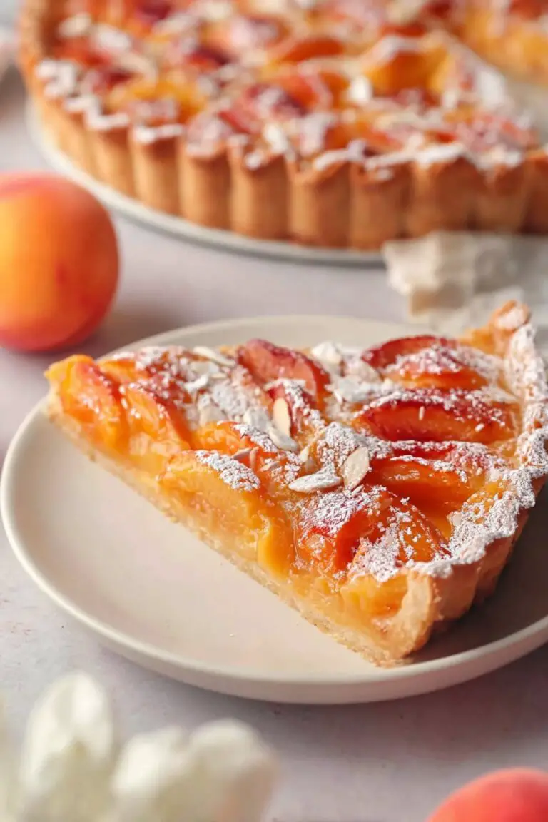 Apricot Tart with Almond Cream