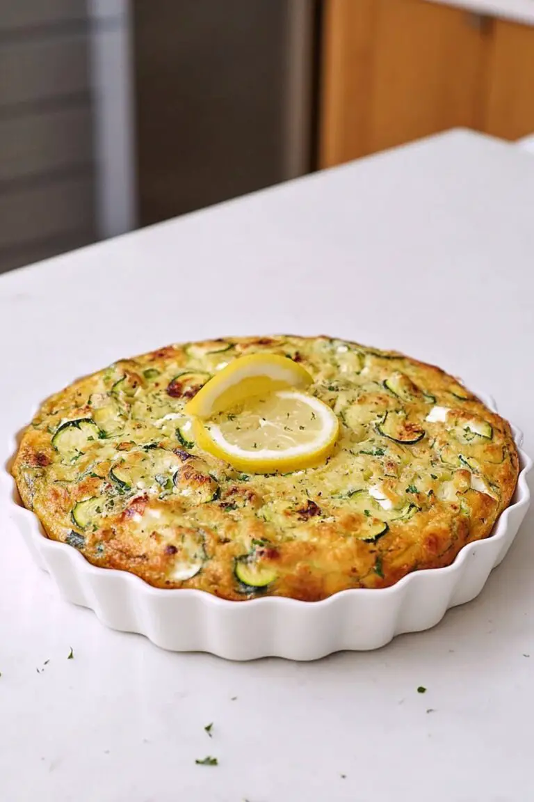 Zucchini and Goat Cheese Clafoutis