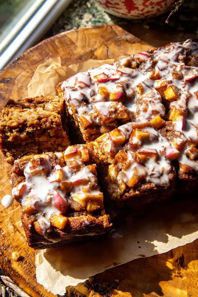 Glazed Honeycrisp Apple Fritter Cake