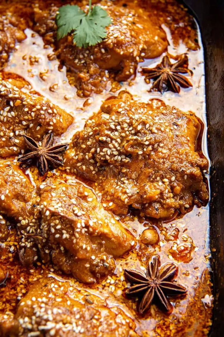 One Pan Spicy Sesame Butter Chicken