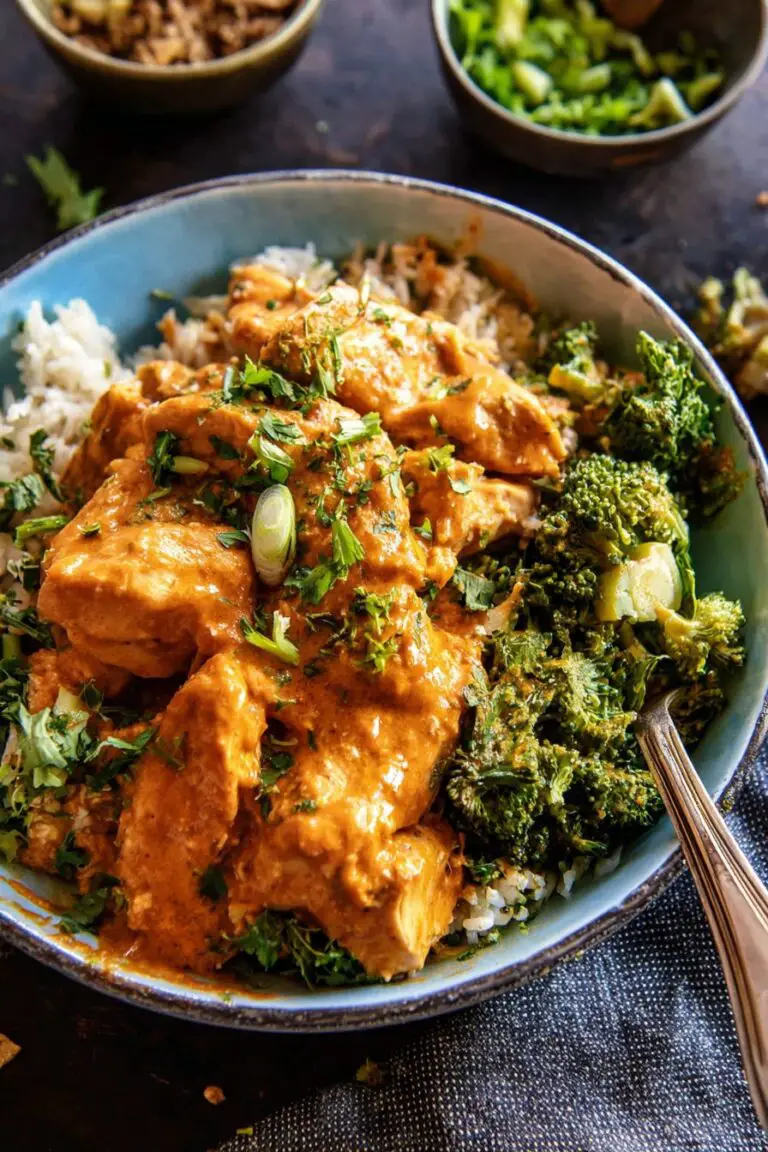Crockpot Buffalo Chicken and Broccoli