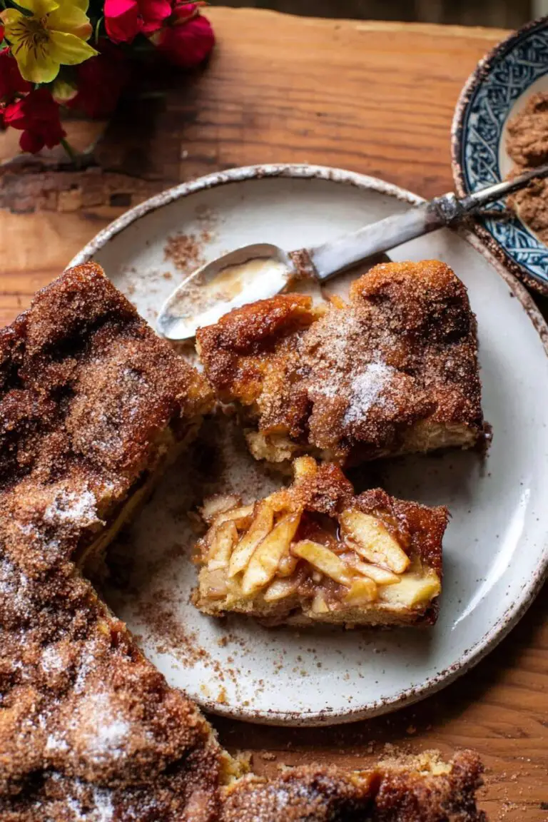 Easy Cinnamon Sugar Apple Cake