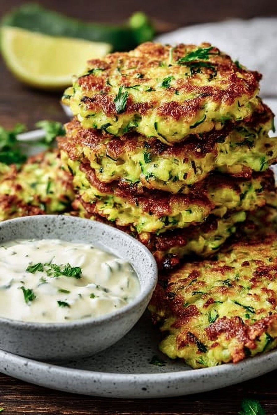 Crispy and Easy Zucchini Fritters
