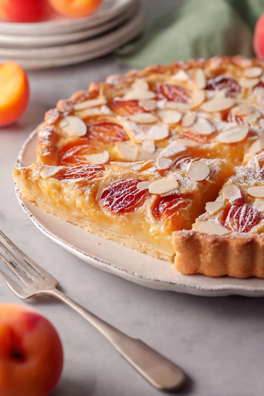 Apricot Tart with Almond Cream