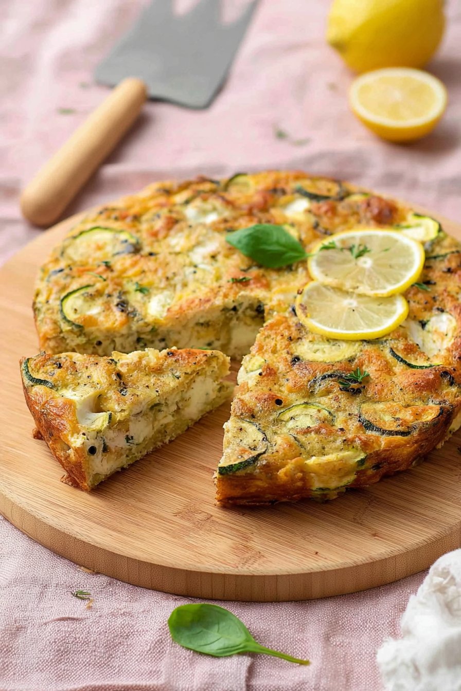 Zucchini and Goat Cheese Clafoutis