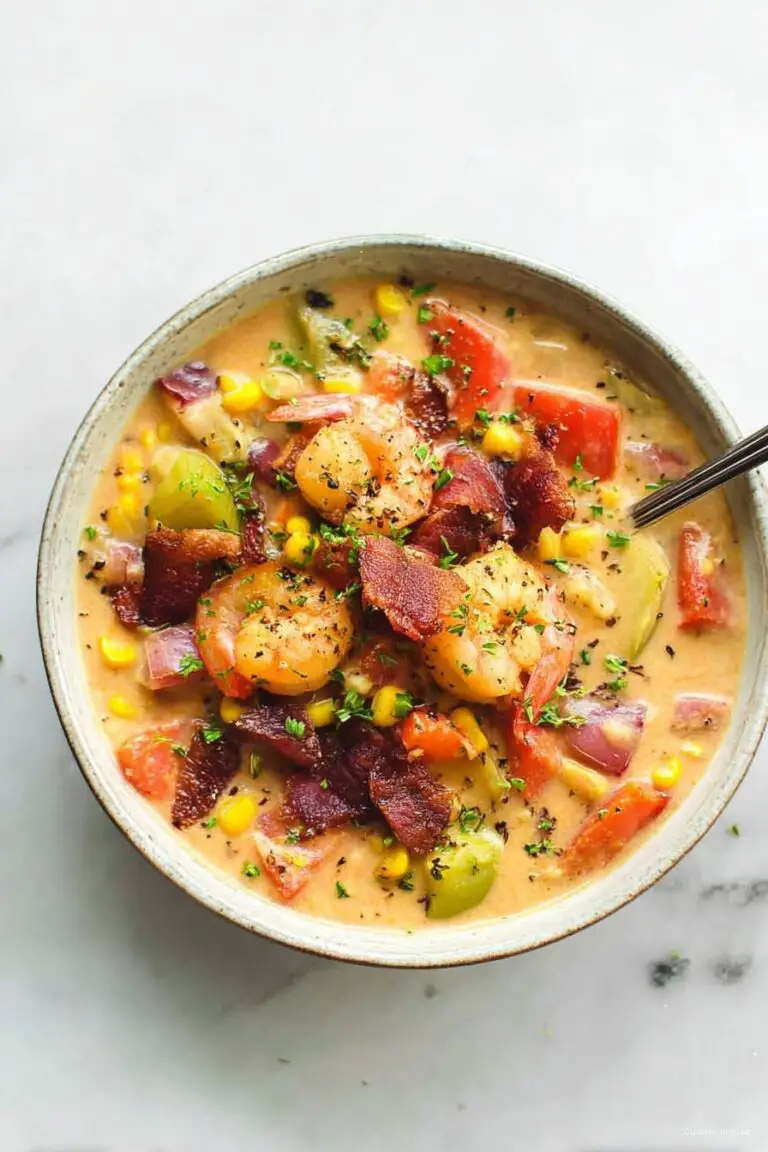 Shrimp and Bacon Corn Chowder
