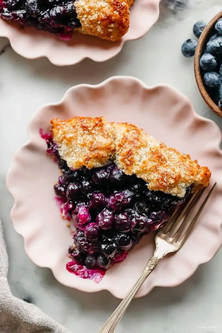 Simple Blueberry Galette