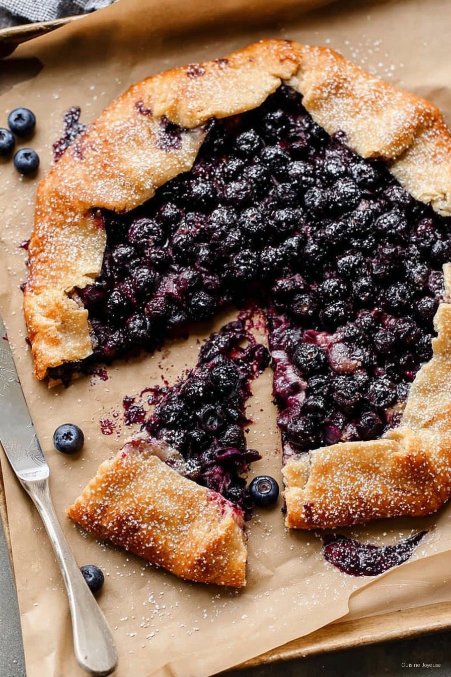Simple Blueberry Galette