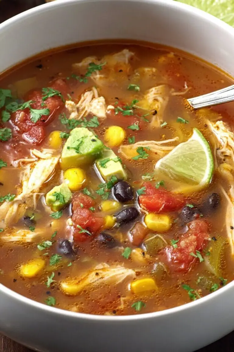Slow Cooker Chicken Taco Soup