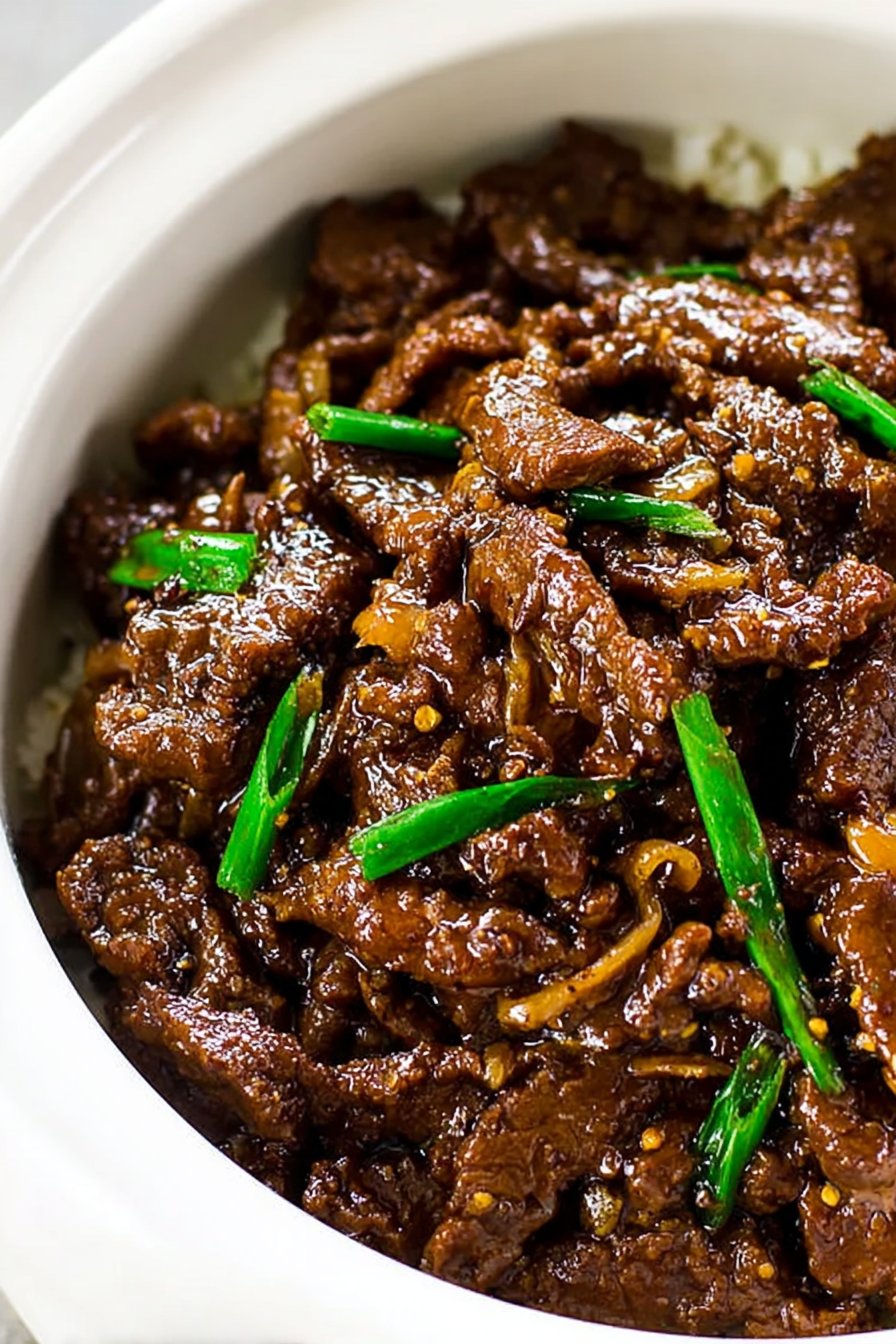 Slow Cooker Mongolian Beef