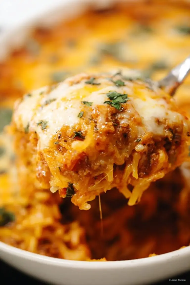 Spaghetti Squash Casserole (Lasagna Style)