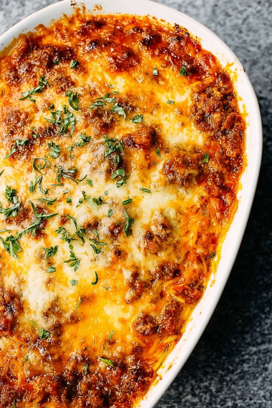 Spaghetti Squash Casserole (Lasagna Style)