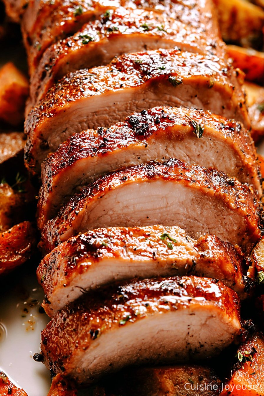 Tender and Juicy Pork Loin Roast Recipe