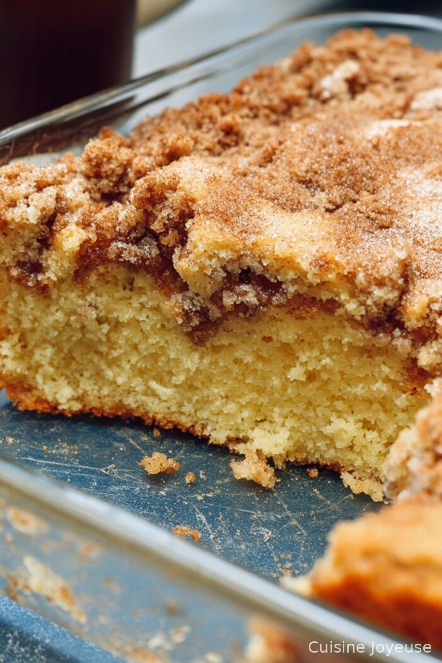 Yellow Cake Mix Coffee Cake